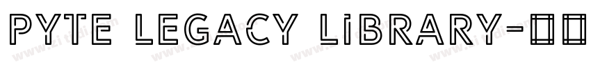 Pyte Legacy Library字体转换